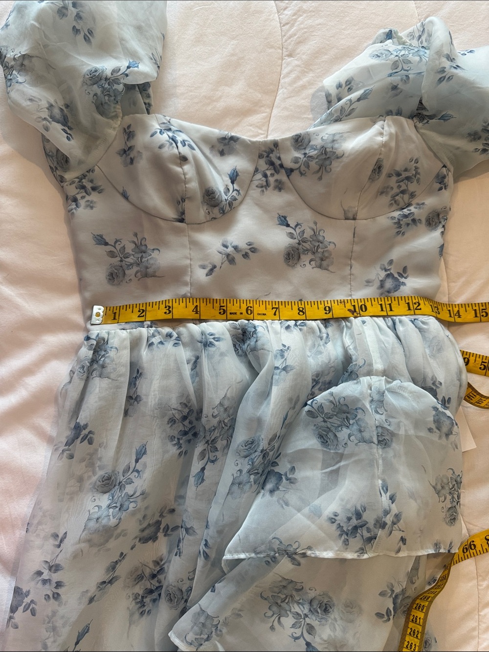 Storia NWT beautiful blue floral maxi dress ⭐️6 - Picture 10 of 11